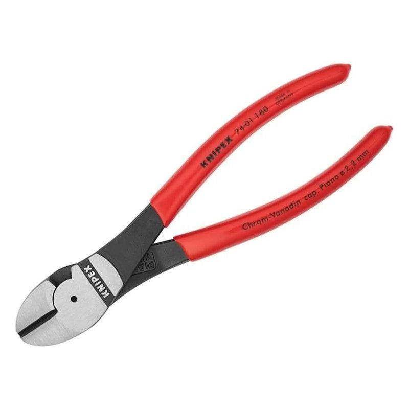Knipex High Leverage Diagonal Cutters PVC Grip 180mm