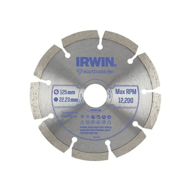 Irwin® Segmented Diamond Blade 125 x 22.23mm