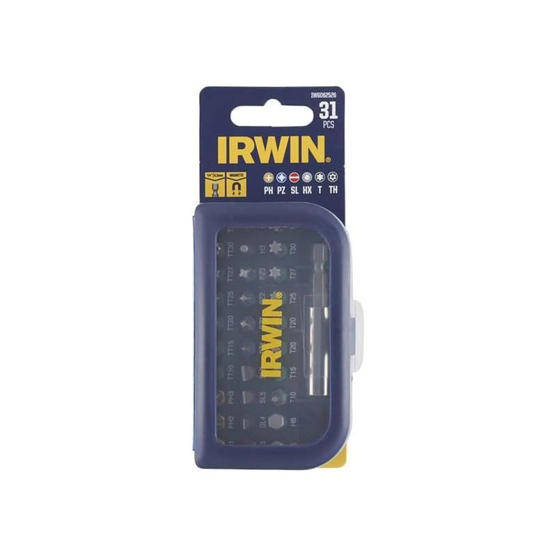 Irwin® Colour Coded Screwdriver Bit Set, 31 Piece