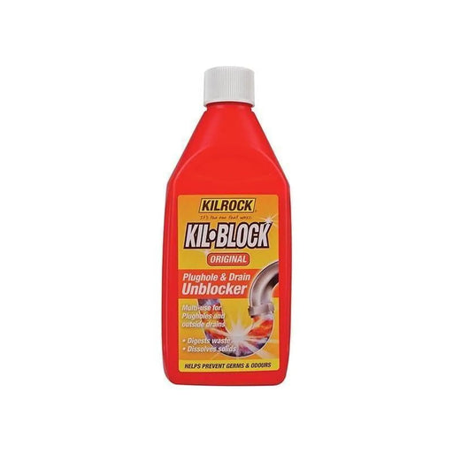 Kilrock Kil-Block Original Plughole & Drain Unblocker 500ml