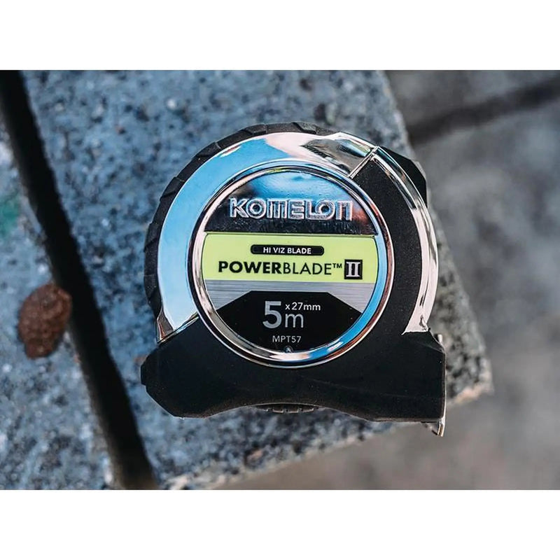 Komelon PowerBlade™ II Pocket Tape 5m (Width 27mm) (Metric only)