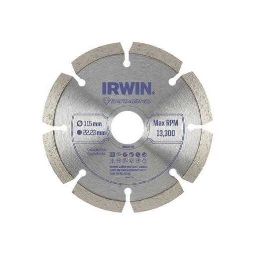 Irwin® Segmented Diamond Blade 115 x 22.23mm