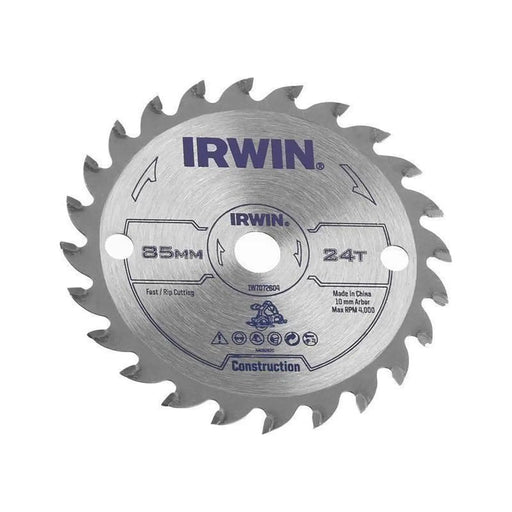 Irwin® General Purpose Saw Blade 85 x 10mm x 24T ATB