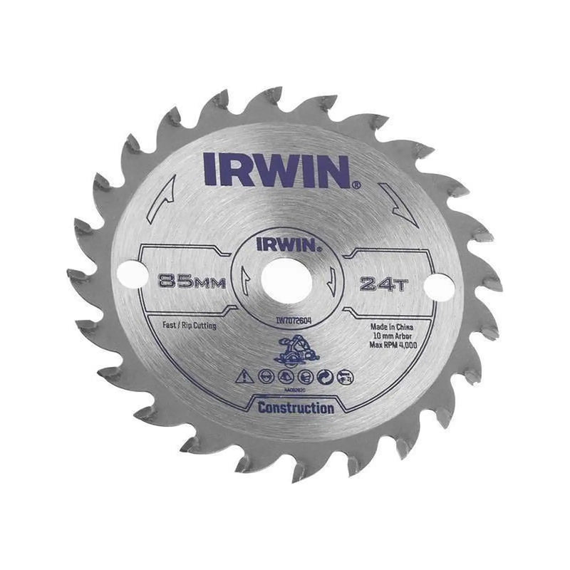 Irwin® General Purpose Saw Blade 85 x 10mm x 24T ATB