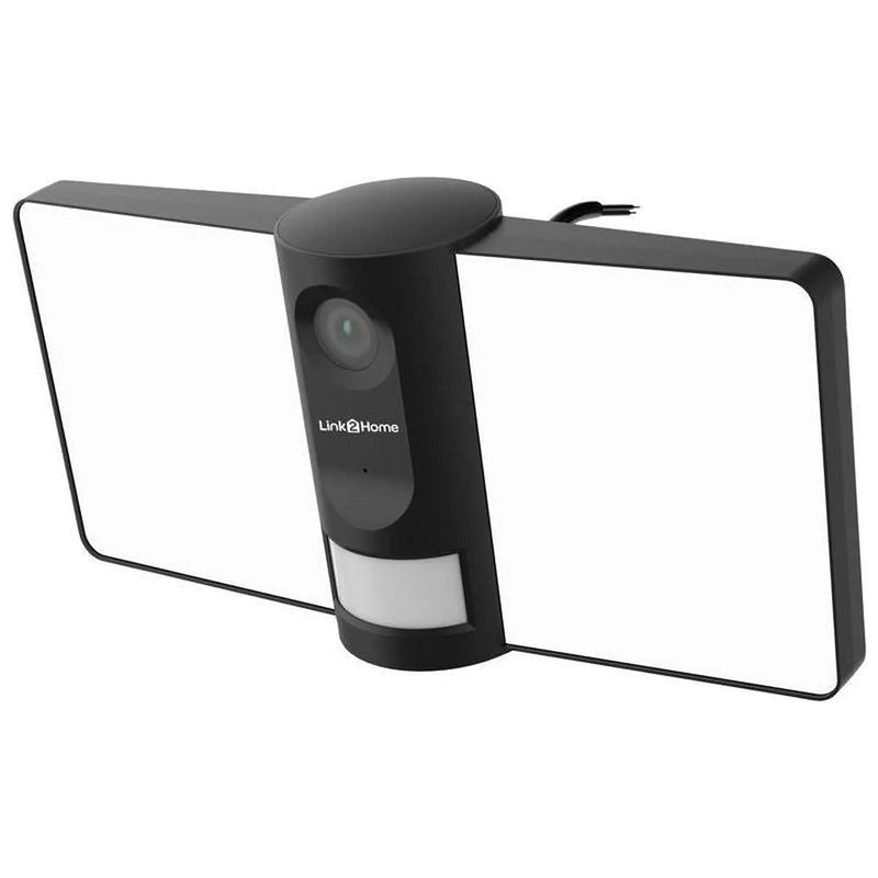 Link2Home Outdoor Smart Floodlight Camera 2K 4MP Black