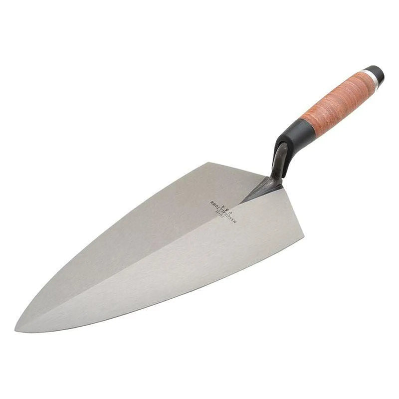 Marshalltown 19L Philadelphia Pattern Brick Trowel Leather Handle 12in