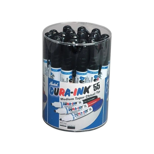 Markal DURA-INK® 55 Medium Taper Marker Black (Tub 20)