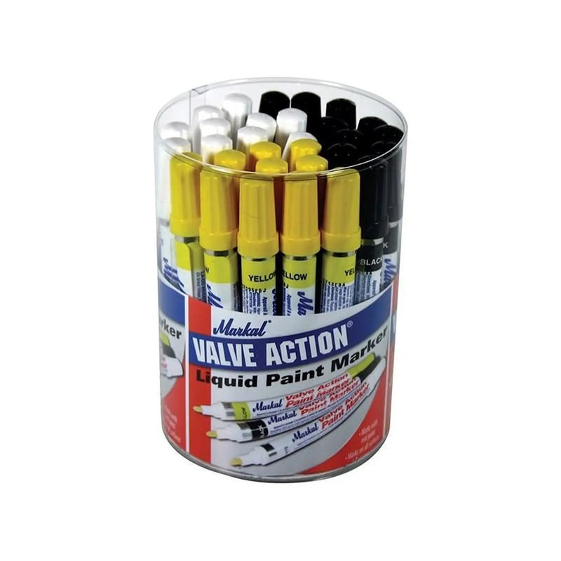 Markal Paint-Riter® Valve Action® Paint Marker (Tub 24)