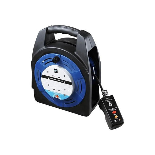 Masterplug Case Reel 240V 13A 4-Socket RCD & Thermal Cut-Out 20m