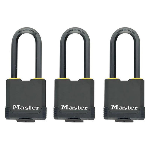 Master Lock Excell™ Weather Tough 45mm Padlock 4-Pin- Keyed Alike x 3