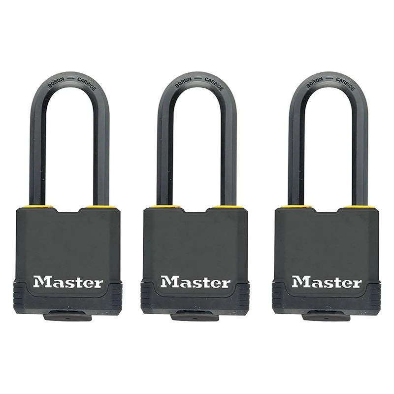 Master Lock Excell™ Weather Tough 45mm Padlock 4-Pin- Keyed Alike x 3