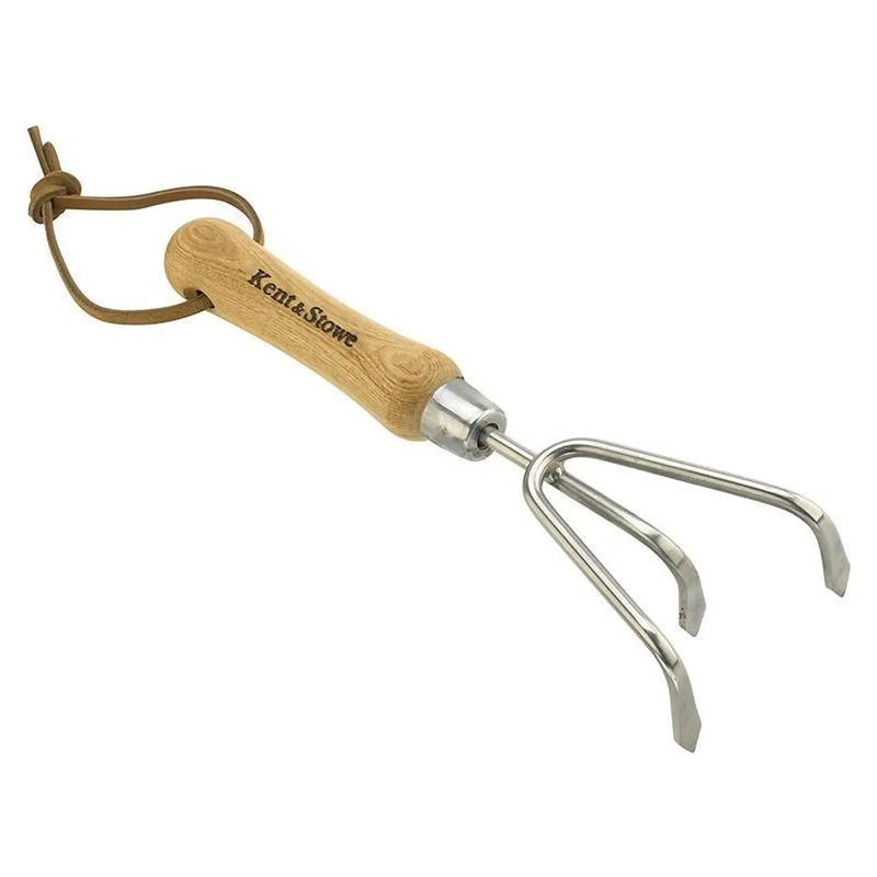 Kent & Stowe Stainless Steel Hand 3-Prong Cultivator, FSC®