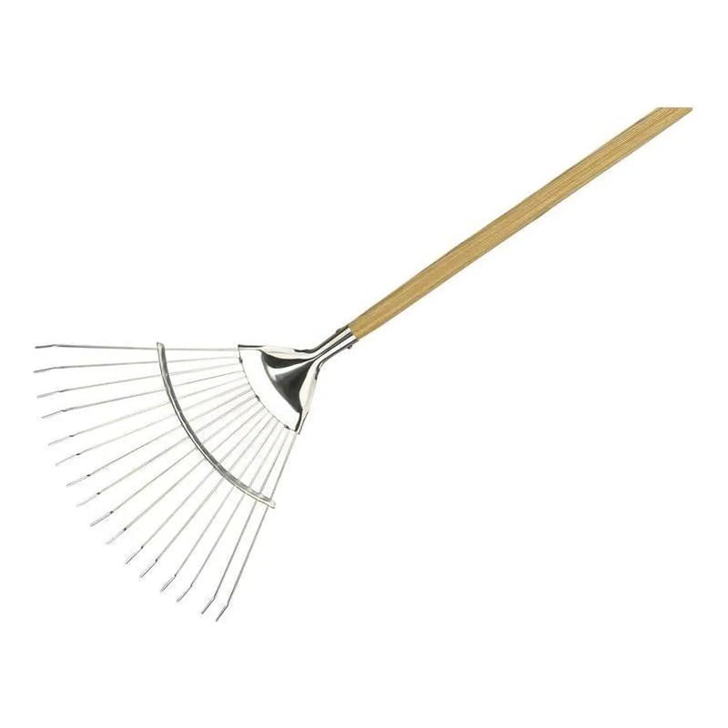 Kent & Stowe Stainless Steel Lawn & Leaf Rake, FSC®