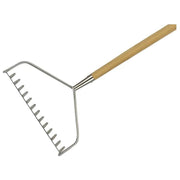 Kent & Stowe Stainless Steel Long Handled Soil Rake, FSC®