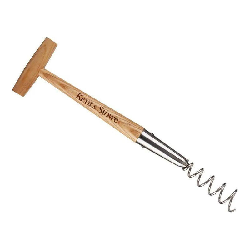 Kent & Stowe Stainless Steel Hand Corkscrew Weeder, FSC®