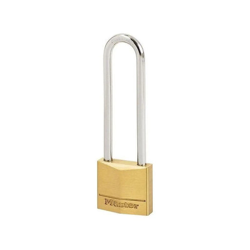 Master Lock Solid Brass 30mm Padlock 4-Pin - 64mm Shackle
