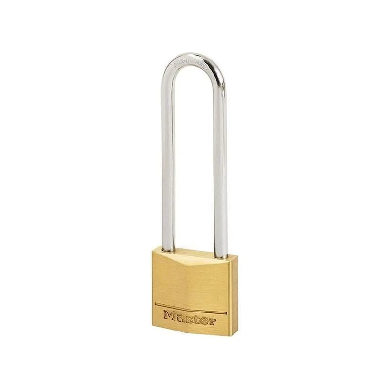 Master Lock Solid Brass 30mm Padlock 4-Pin - 64mm Shackle