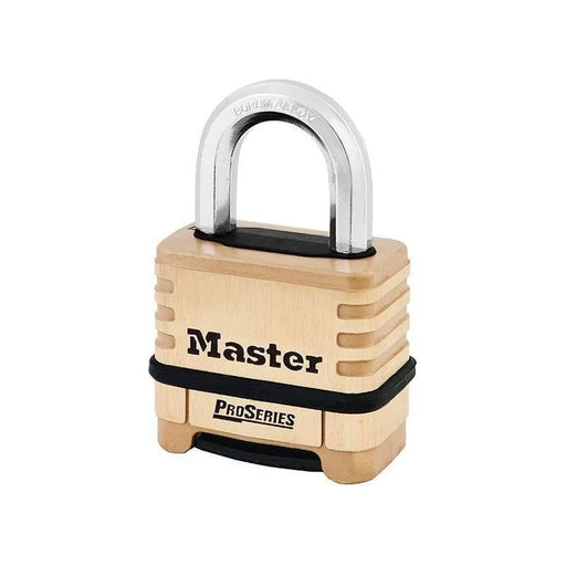 Master Lock ProSeries® Brass 4 Digit Padlock 57mm