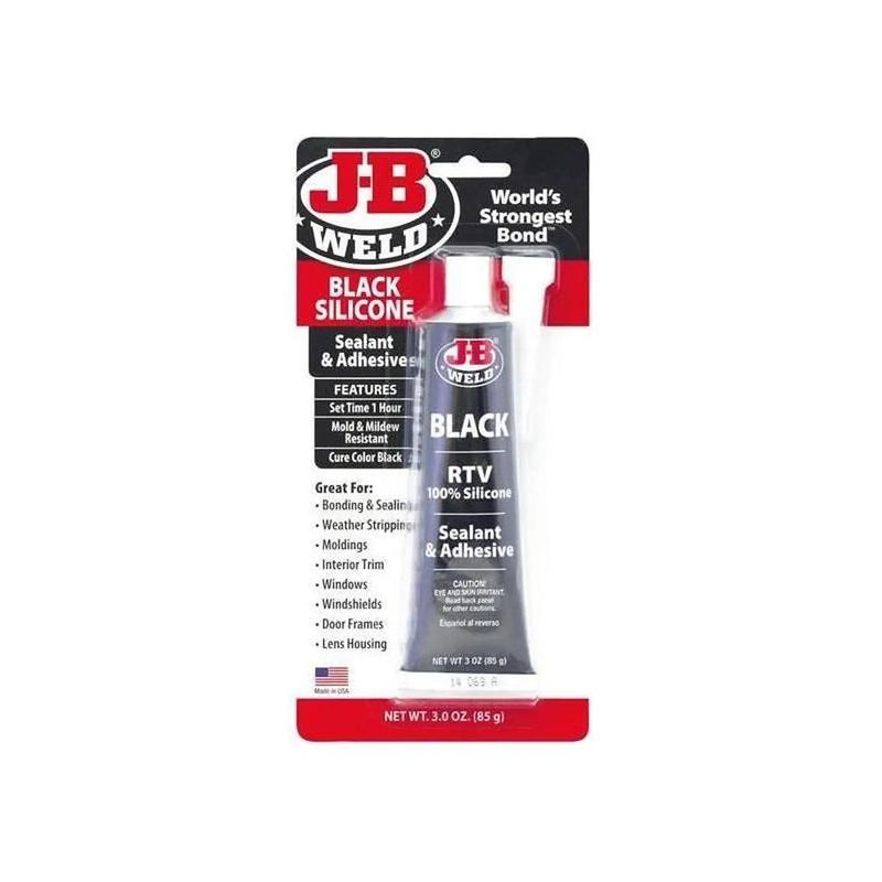 J-B Weld Silicone Sealant & Adhesive Black 85g