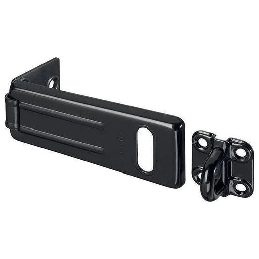 Master Lock Wrought Steel Hasp Matt Black 115mm