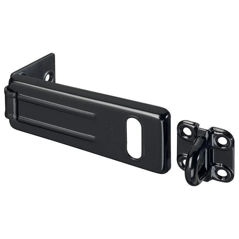 Master Lock Wrought Steel Hasp Matt Black 115mm