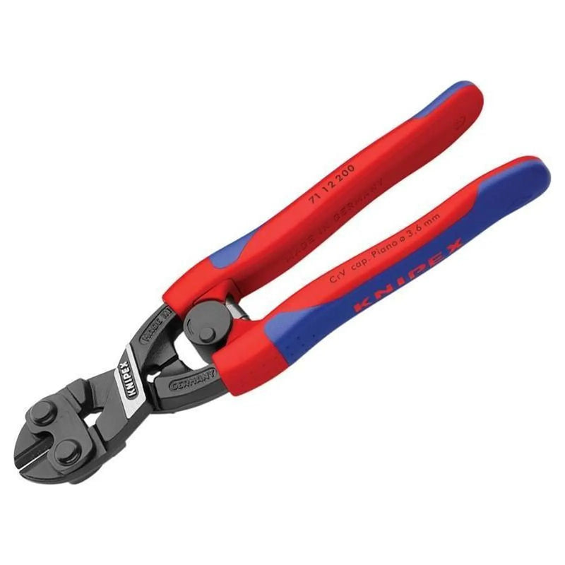 Knipex 71 12 20 CoBolt® Bolt Cutters Multi-Component Grip with Return Spring 200mm