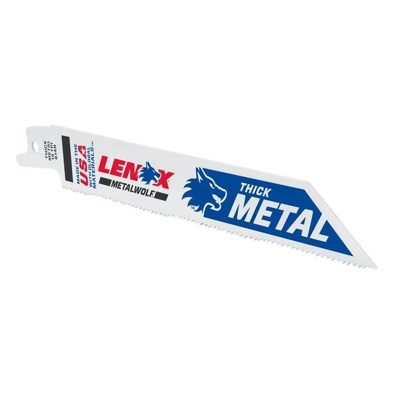 Lenox MetalWolf Wave Edge Reciprocating Saw Blade 152 x 19 x 0.9mm 14 TPI (Pack 5)