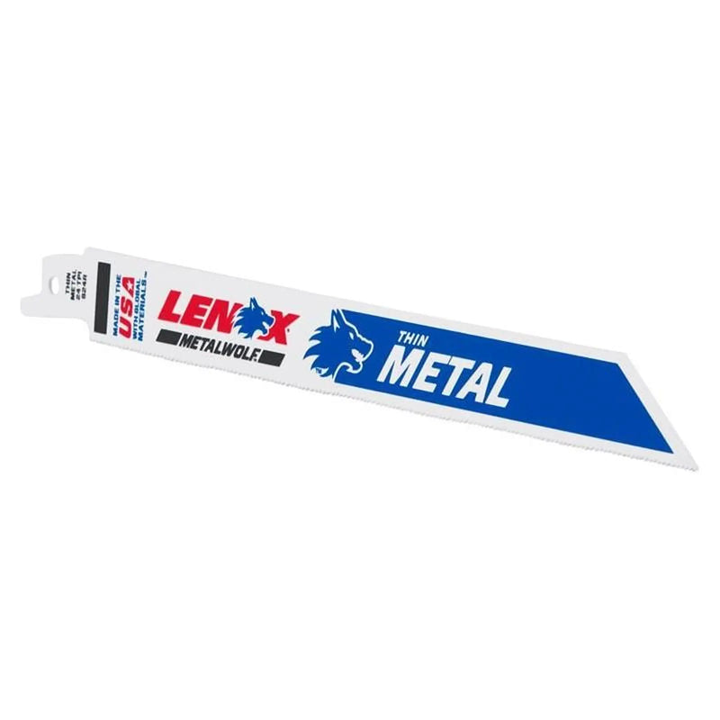 Lenox MetalWolf Wave Edge Reciprocating Saw Blade 203 x 19 x 0.9mm 24 TPI (Pack 5)