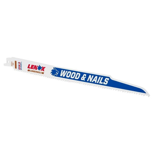 Lenox LumberWolf Reciprocating Saw Blade 305 x 19 x 1.3mm 6 TPI (Pack 5)