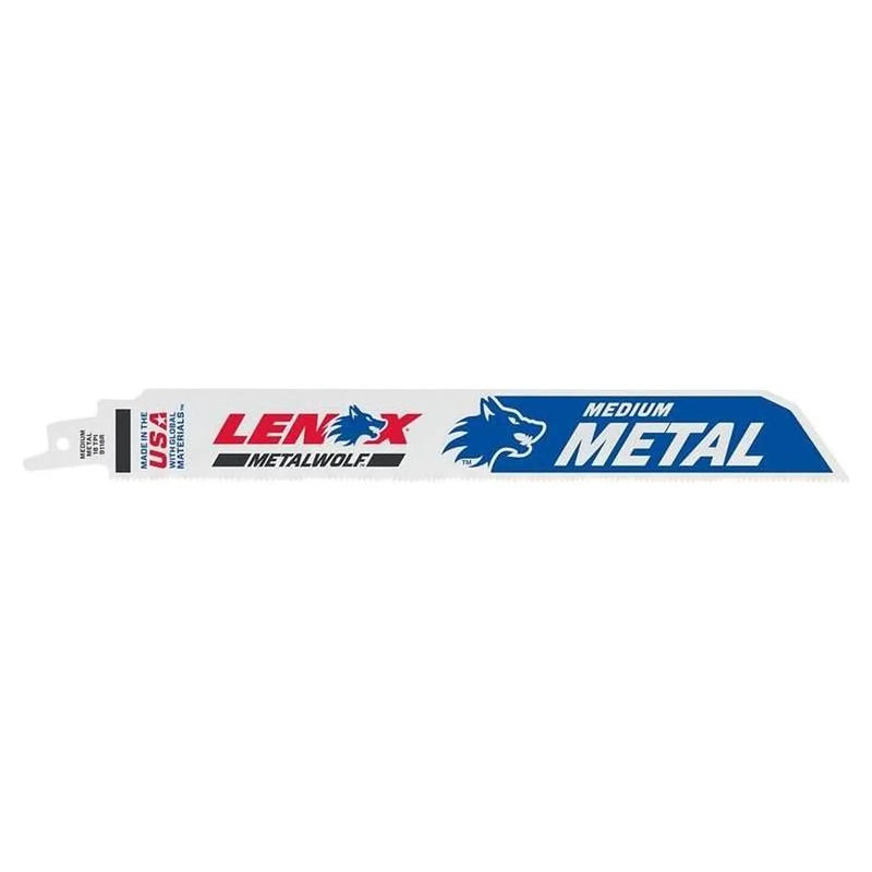 Lenox MetalWolf Wave Edge Reciprocating Saw Blade 229 x 25 x 1.1mm 18 TPI (Pack 5)