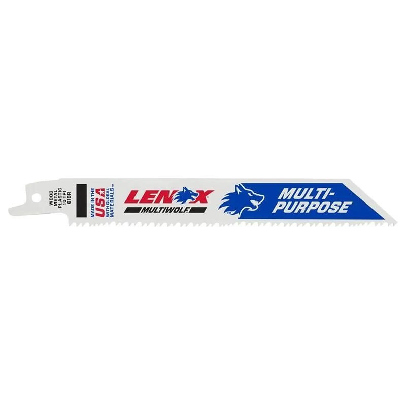 Lenox MultiWolf Wave Edge Reciprocating Saw Blade 152 x 19 x 0.9mm 10 TPI (Pack 25)