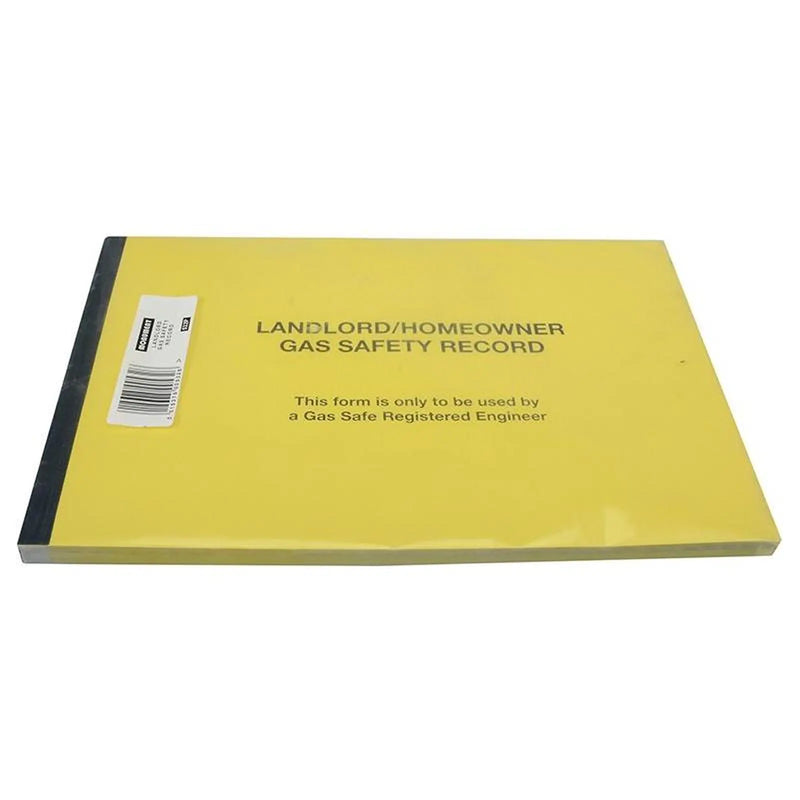 Monument 532P Gas Safe® Landlords Gas Safety Record Pad of 50