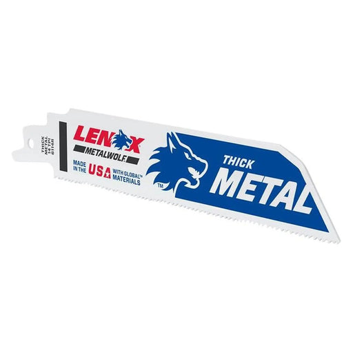 Lenox MultiWolf Wave Edge Reciprocating Saw Blade 152 x 25 x 1.1mm 14 TPI (Pack 5)
