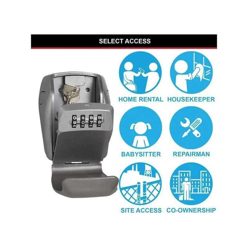 Master Lock 5415E Wall-Mounted Reinforced Key Lock Box