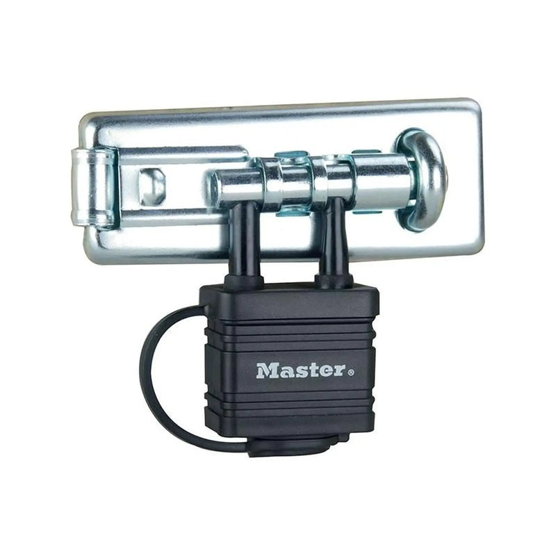 Master Lock Bolt Hasp with Integrated Lock 110mm