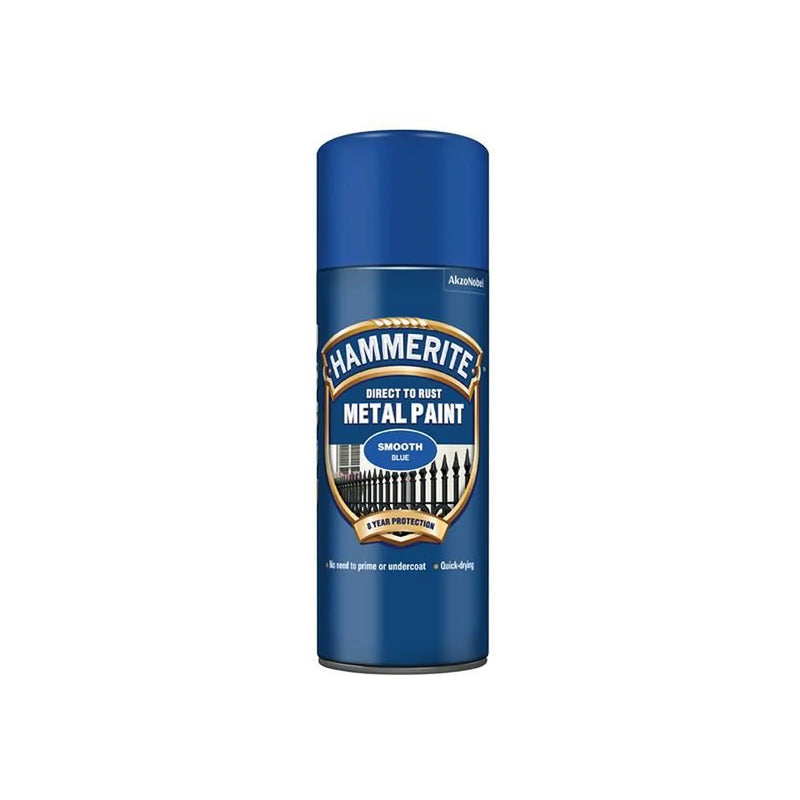 Hammerite Direct to Rust Smooth Finish Aerosol Blue 400ml