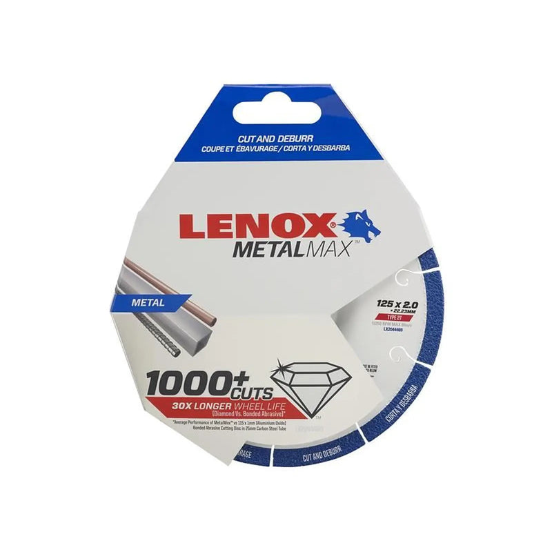 LENOX METALMAX Diamond Blade 125 x 2.0 x 22.23mm