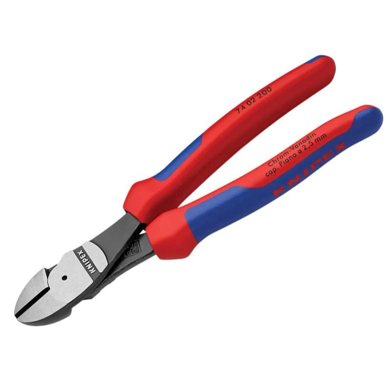 KNIPEX 74 02 200 High Leverage Diagonal Cutters Comfort Handles 200mm