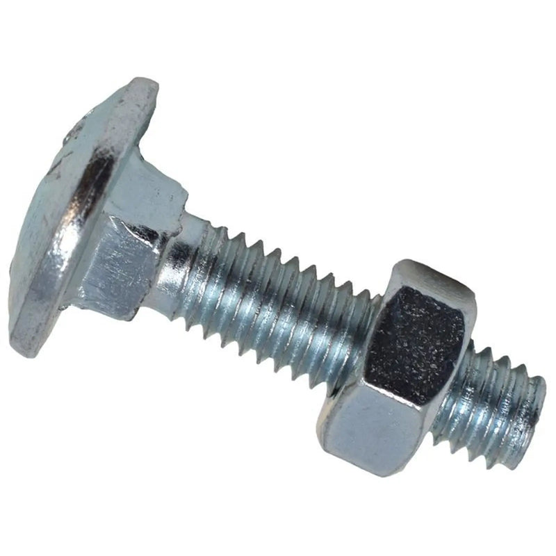 METALMATE® METALMATE Cup Square Hex Bolt & Nut ZP M6 x 25mm Box 50