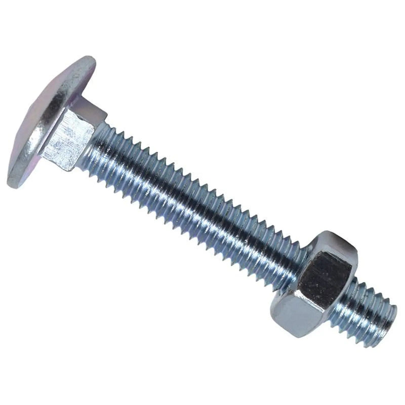 METALMATE® METALMATE Cup Square Hex Bolt & Nut ZP M6 x 40mm Box 50