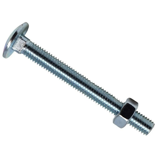 METALMATE® METALMATE Cup Square Hex Bolt & Nut ZP M8 x 100mm Box 10