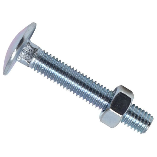 METALMATE® METALMATE Cup Square Hex Bolt & Nut ZP M8 x 50mm Box 25
