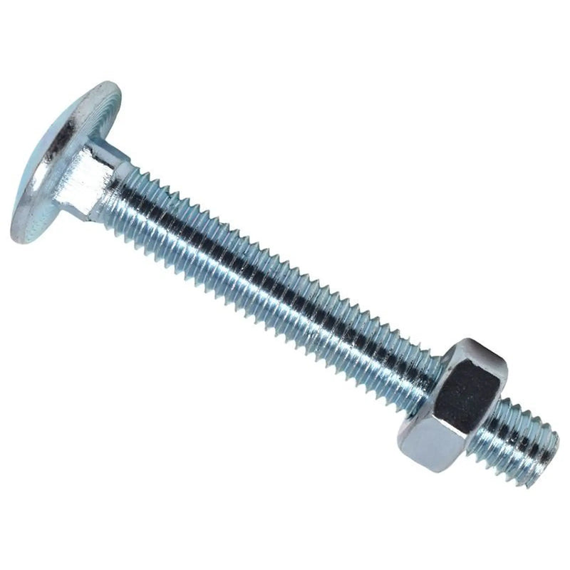 METALMATE® METALMATE Cup Square Hex Bolt & Nut ZP M8 x 60mm Box 25