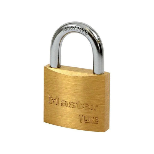 Master Lock V Line Brass 40mm Padlock - Keyed Alike 4232