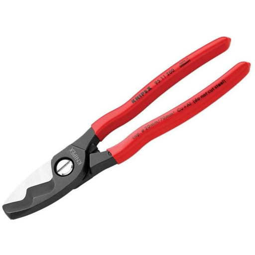 Knipex Cable Shears with Twin Cutting Edge PVC Grip 200mm