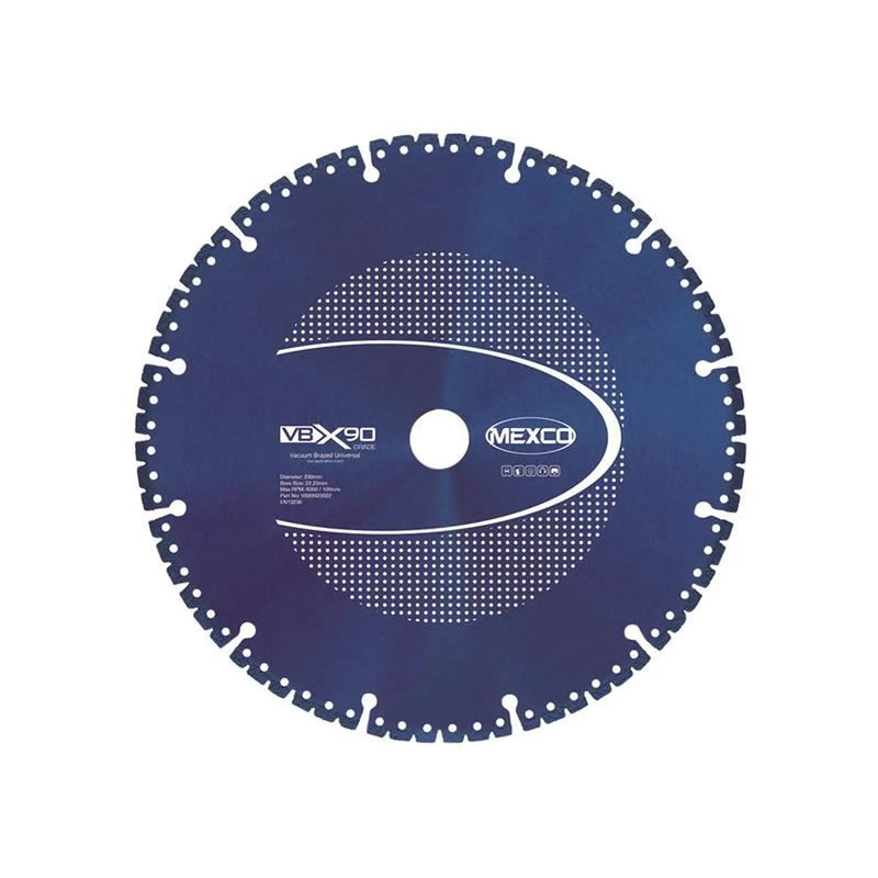 MEXCO VBX90 Grade Universal Diamond Blade 230 x 22mm