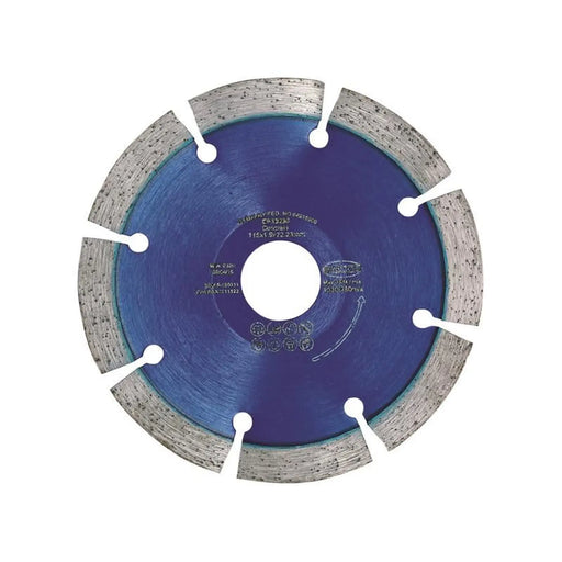 MEXCO RB X10 Radius / Curve Cutting Diamond Blade 115 x 22.23mm