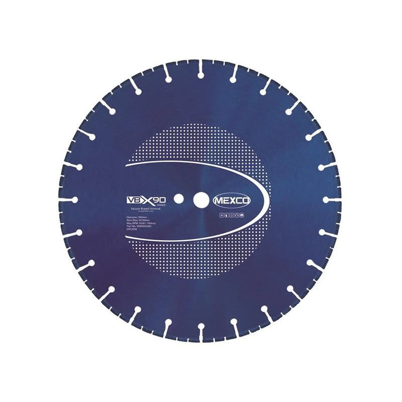MEXCO VBX90 Grade Universal Diamond Blade 350 x 20mm