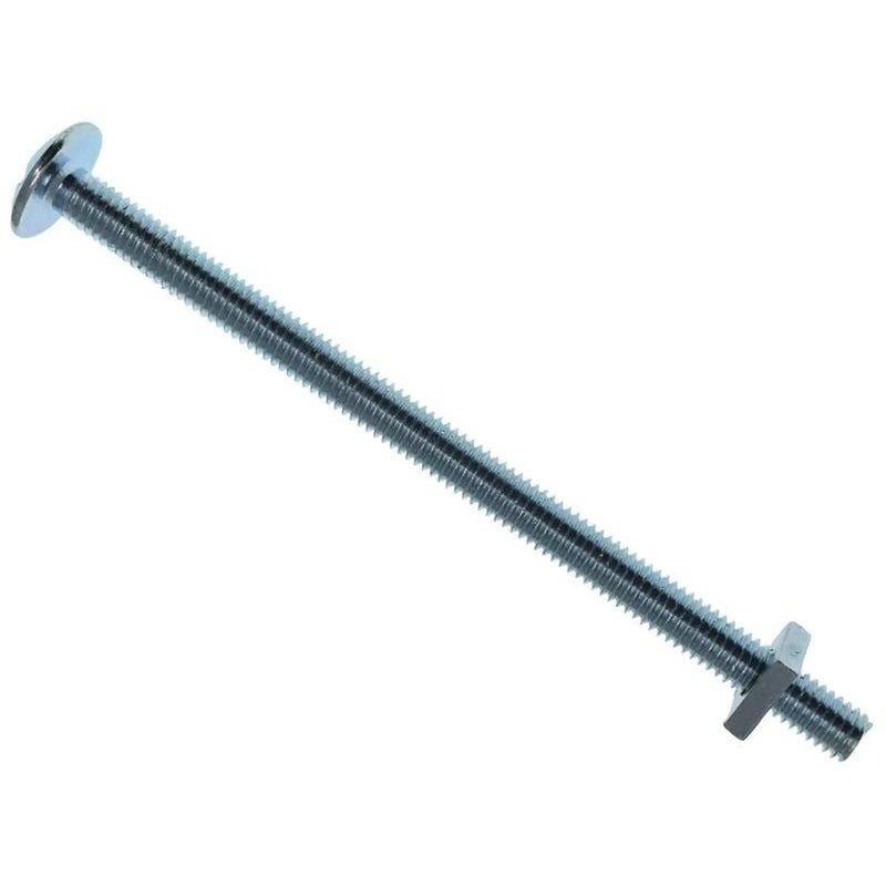 METALMATE® METALMATE Roofing Bolt & Nut ZP M6 x 100mm (Box 25)
