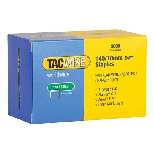 Tacwise 140 Galvanised Staples 10mm (Pack 5000)